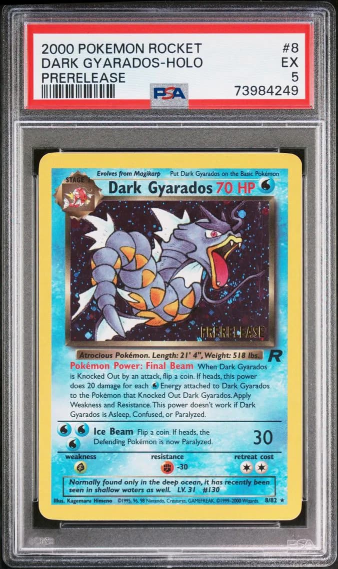 Dark Gyarados-Holo, Rocket, PSA 5