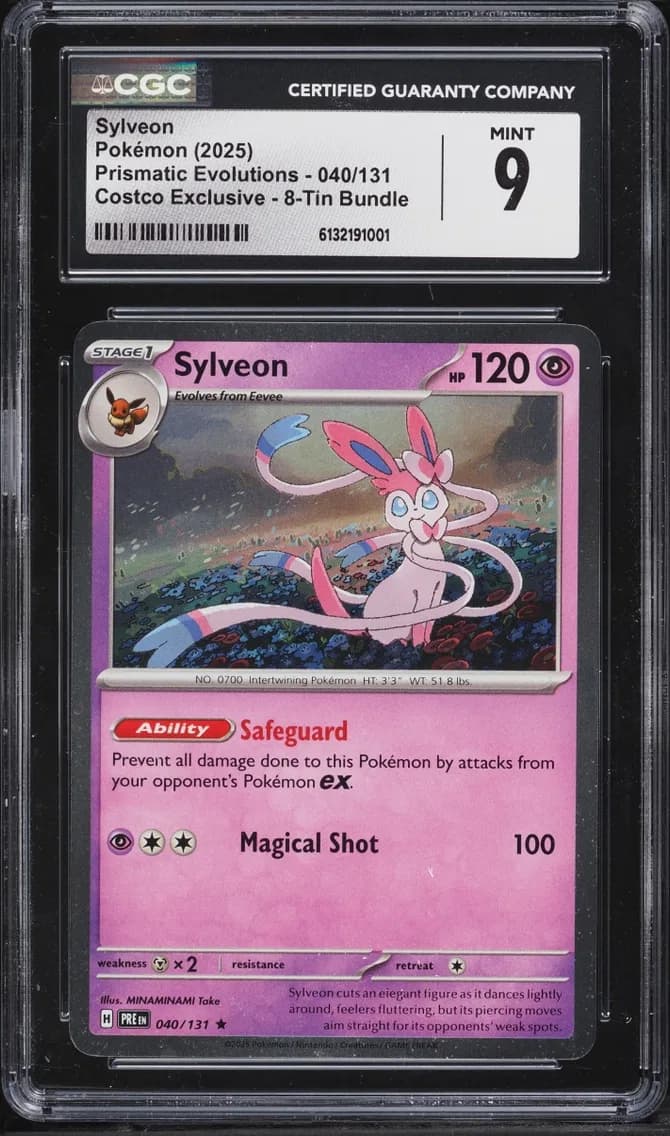 Sylveon, Prismatic Evolutions, CGC 9