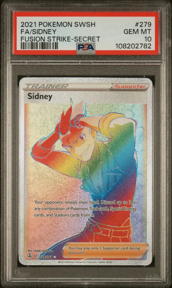 Sidney, Sword & Shield Fusion Strike, PSA 10