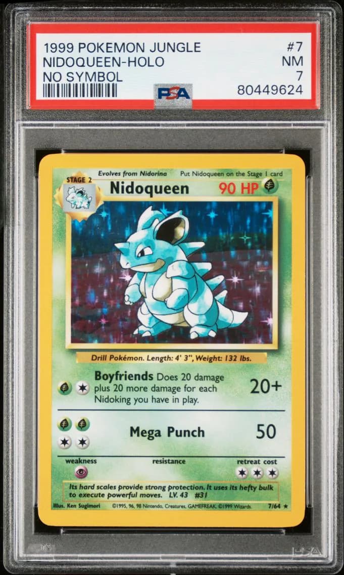 Nidoqueen-Holo, Jungle, PSA 7