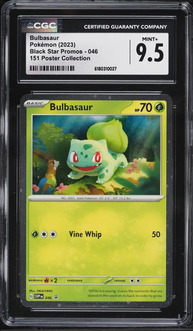Bulbasaur, Black Star Promos - Scarlet & Violet SVP EN, CGC 9.5
