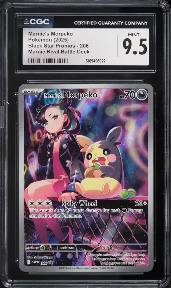 Marnie's Morpeko, Black Star Promos - Scarlet & Violet SVP EN, CGC 9.5