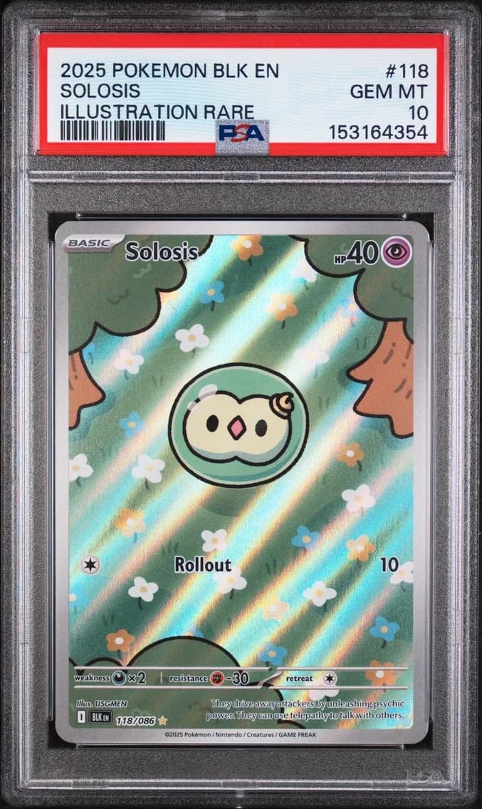 Solosis, Black Bolt, PSA 10