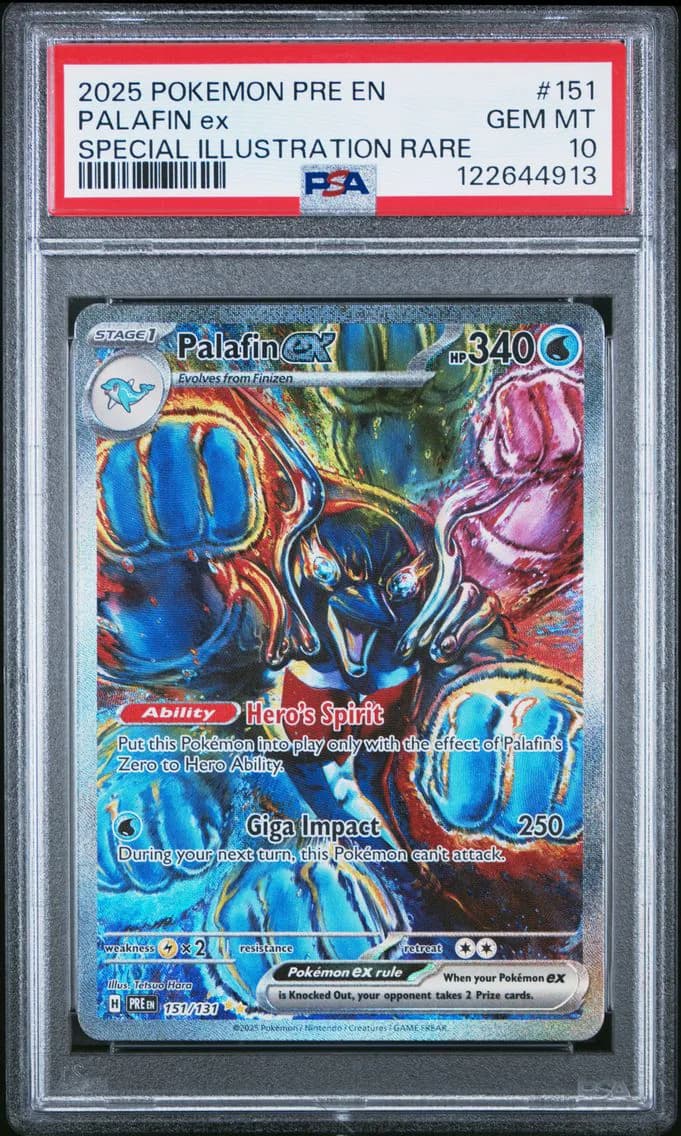 Palafin EX, Prismatic Evolutions, PSA 10