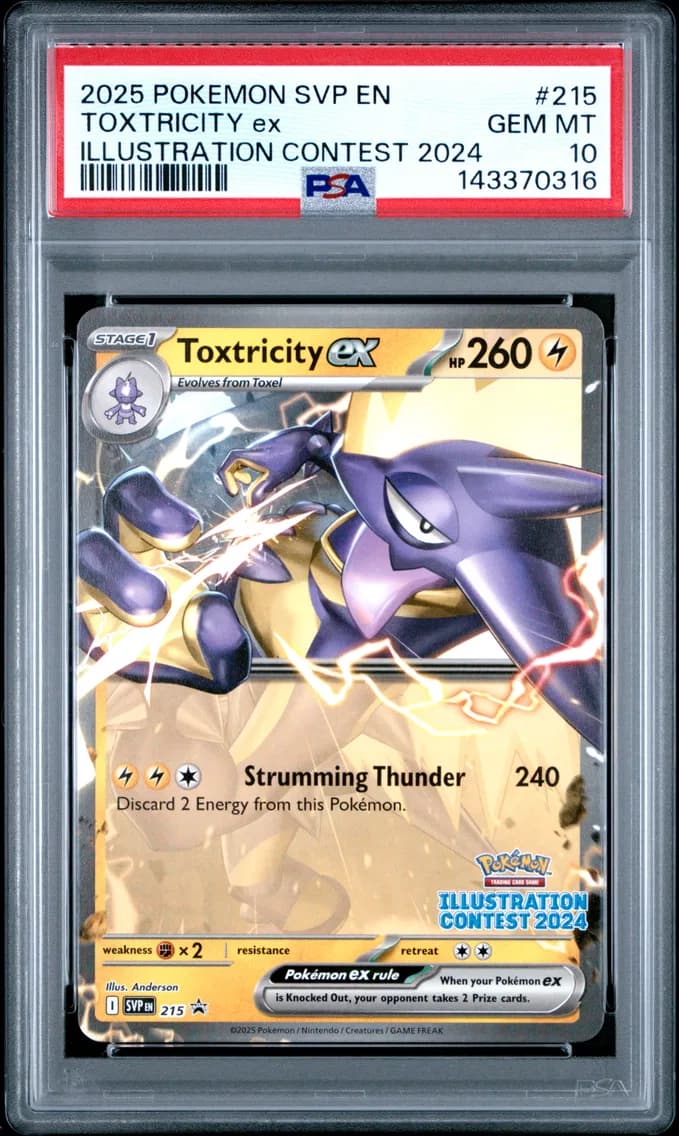 Toxtricity EX, SV Black Star Promo, PSA 10