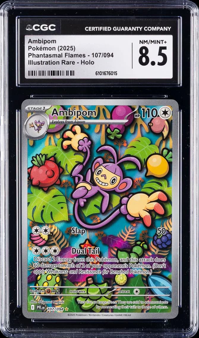 Ambipom, Phantasmal Flames, CGC 8.5