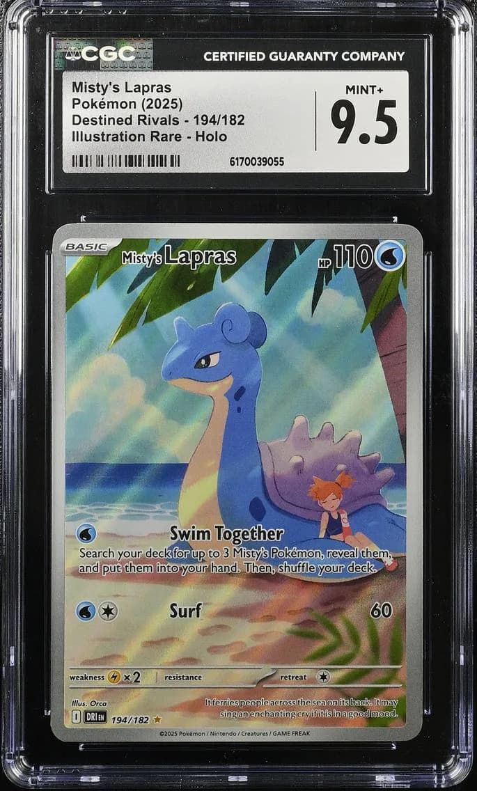 Misty's Lapras, Destined Rivals, CGC 9.5