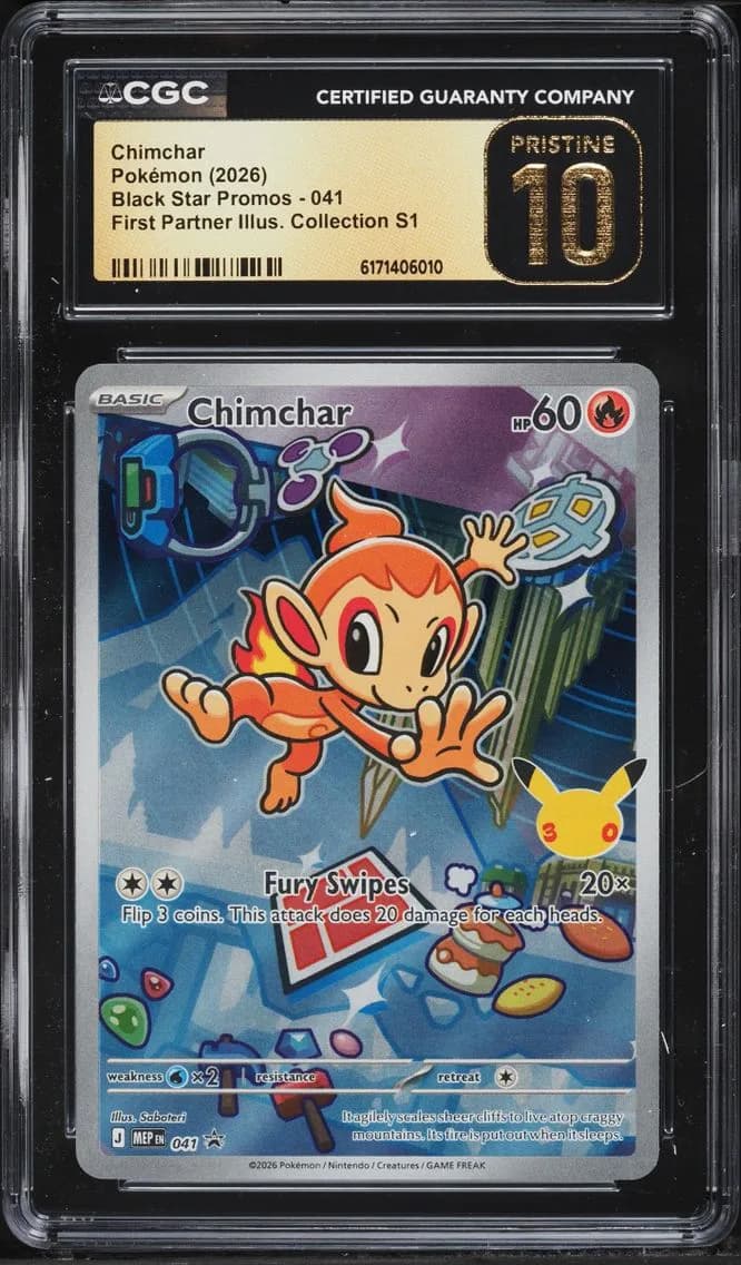 Chimchar, Black Star Promos - Mega Evolution MEP EN, CGC 10