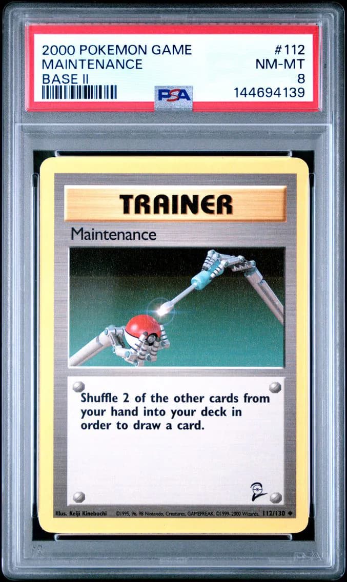 Maintenance, Game Base II, PSA 8