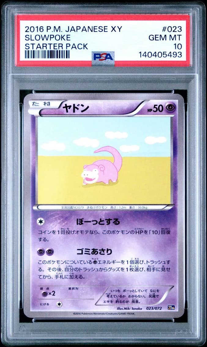 Slowpoke, Japanese XY Starter Pack, PSA 10