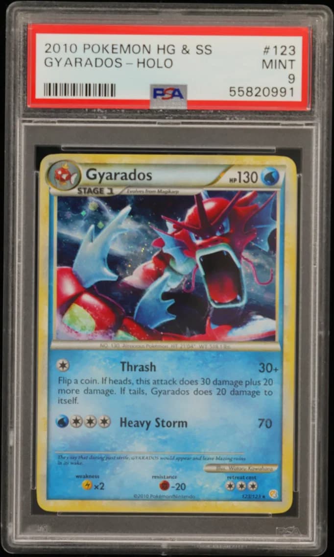 Gyarados-Holo, Heartgold & Soulsilver, PSA 9