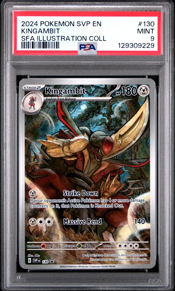 Kingambit, SV Black Star Promo, PSA 9