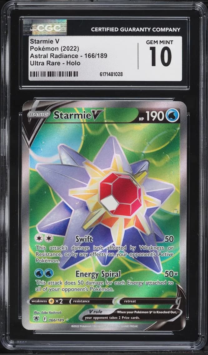 Starmie V, Astral Radiance, CGC 10