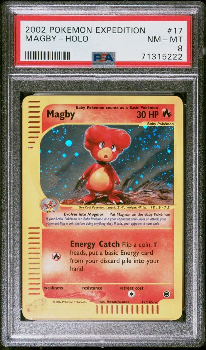 Magby-Holo, Expedition, PSA 8