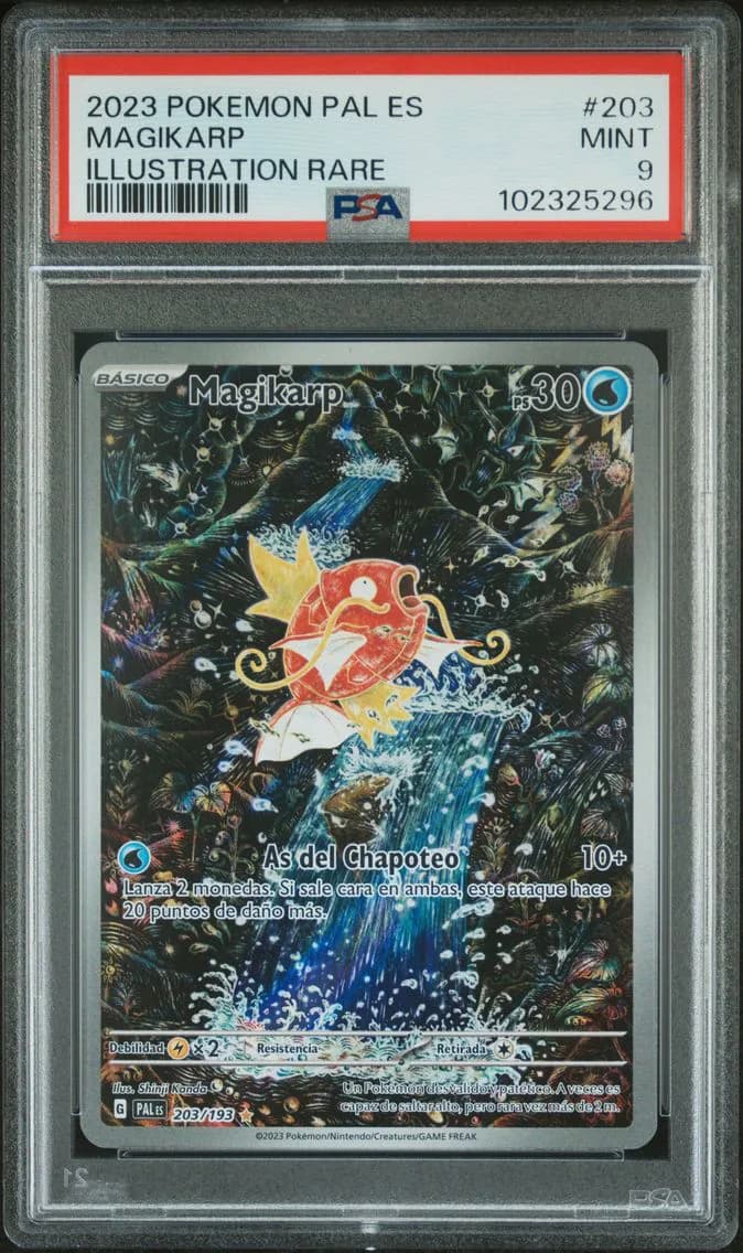 Magikarp, Spanish Pal ES-Paldea Evolved, PSA 9
