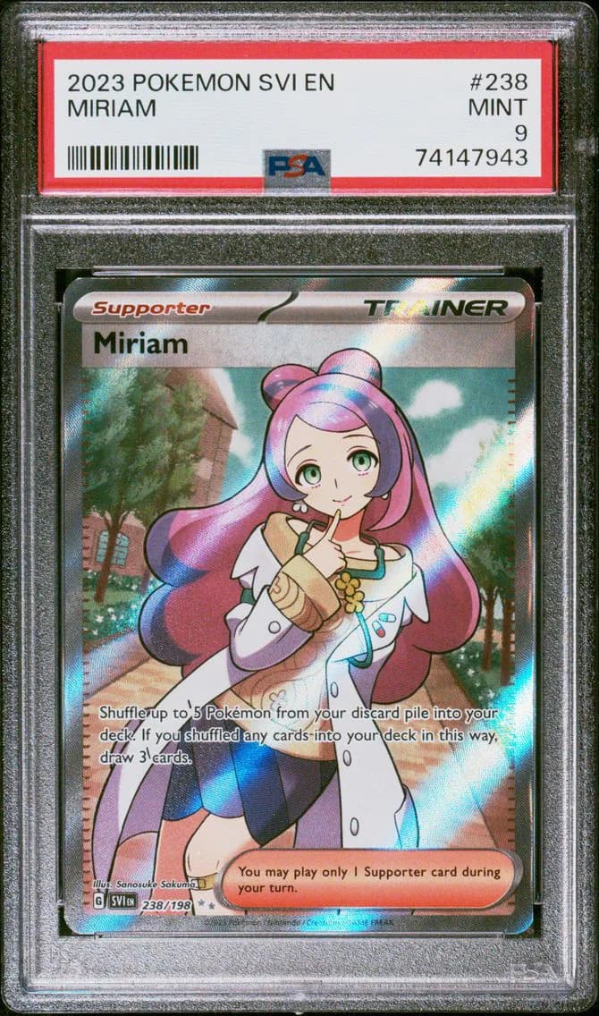 Miriam, Scarlet & Violet, PSA 9