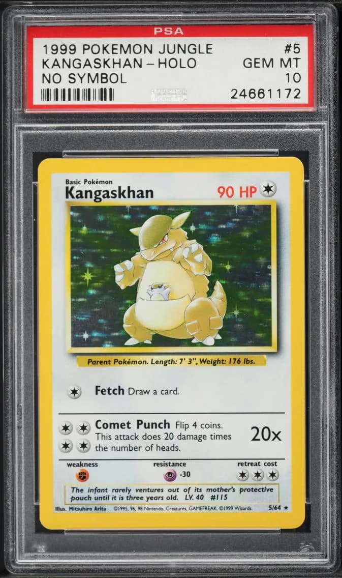 Kangaskhan-Holo, Jungle, PSA 10