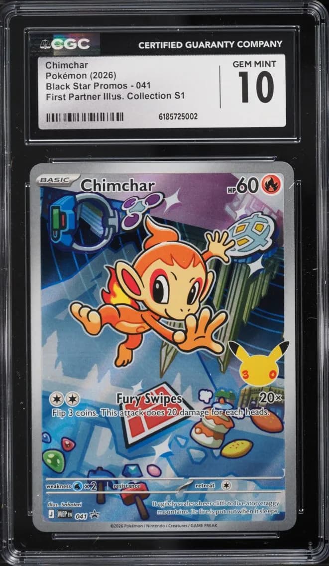 Chimchar, Black Star Promos - Mega Evolution MEP EN, CGC 10