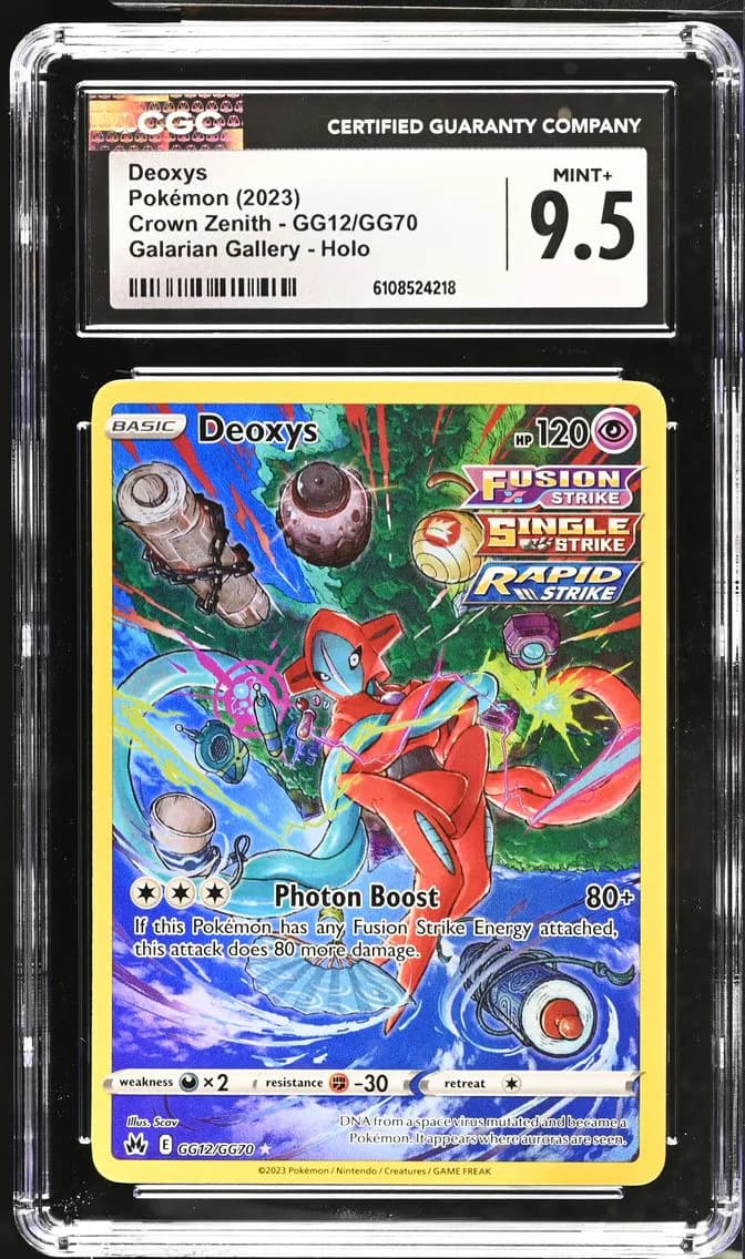 Deoxys, Crown Zenith, CGC 9.5