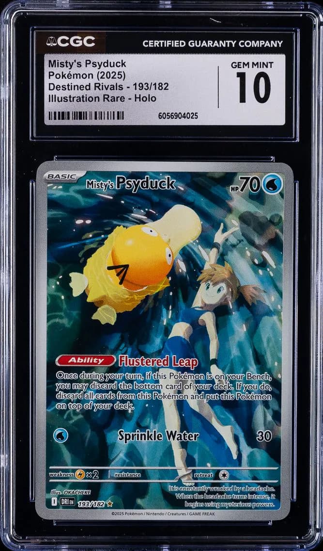 Misty's Psyduck, Destined Rivals, CGC 10