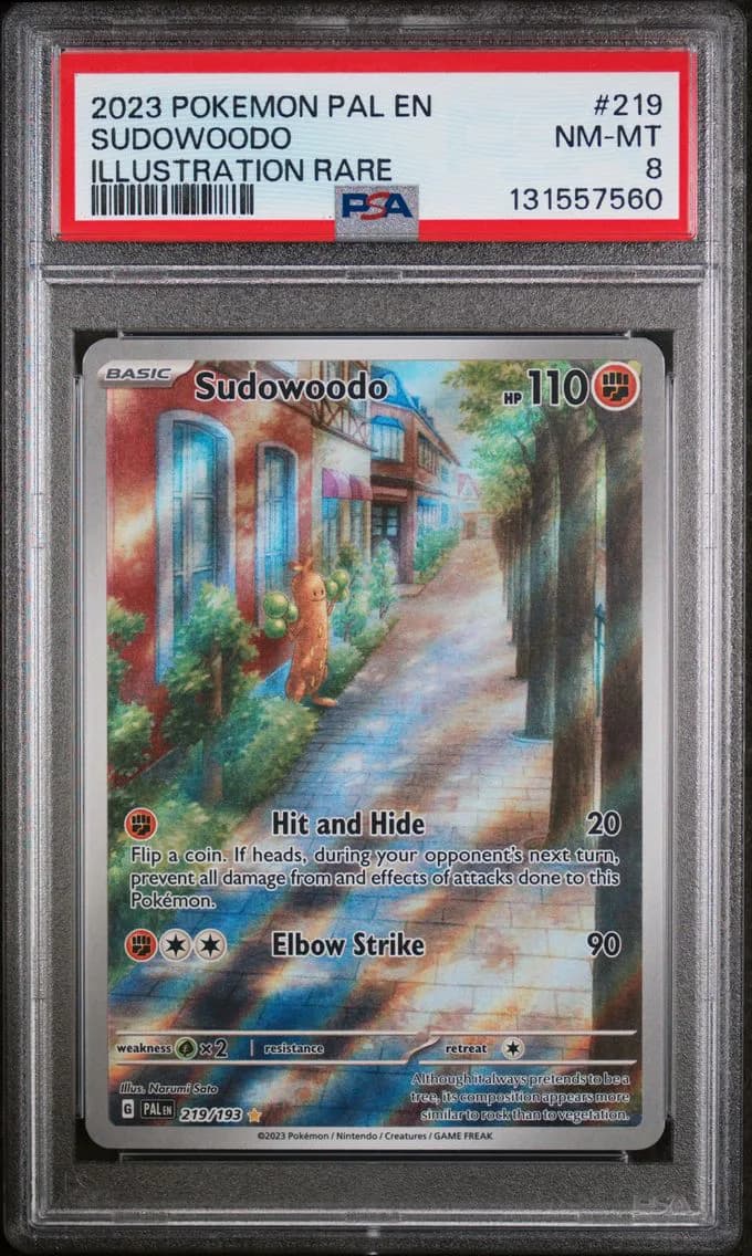 Sudowoodo, Paldea Evolved, PSA 8