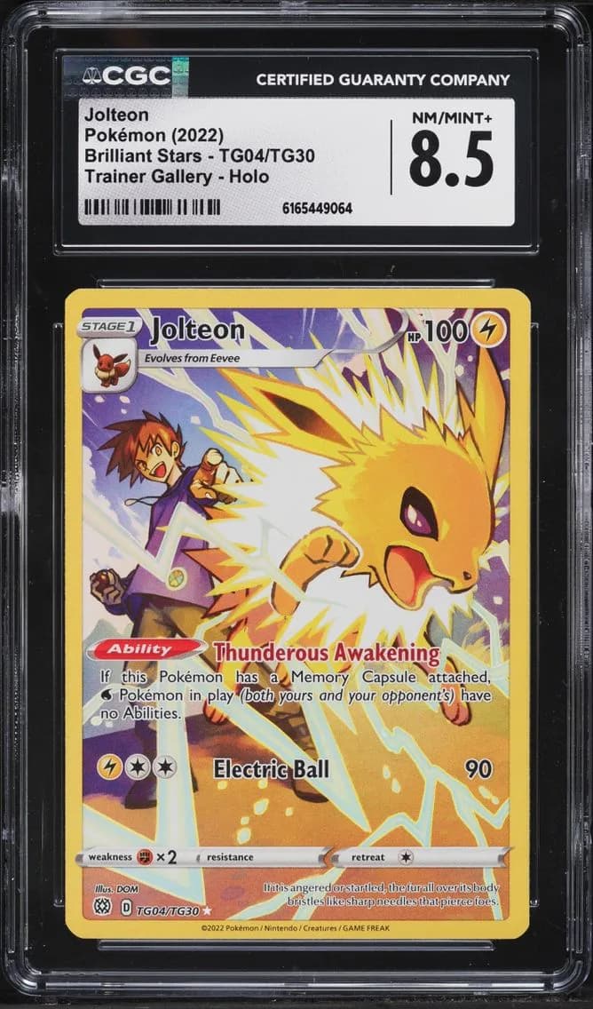 Jolteon, Brilliant Stars, CGC 8.5