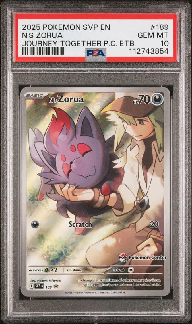 N's Zorua, SV Black Star Promo, PSA 10