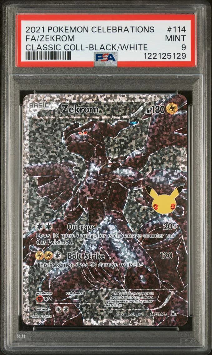Zekrom, Celebrations Classic Collection, PSA 9