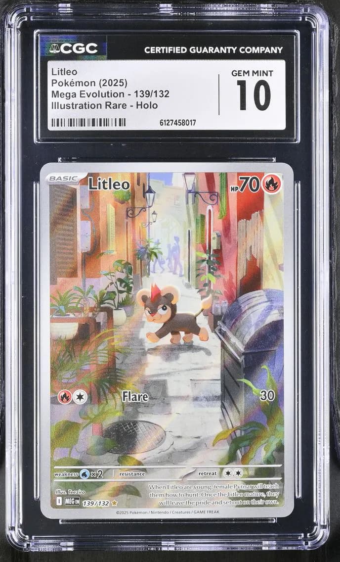 Litleo, Mega Evolution, CGC 10