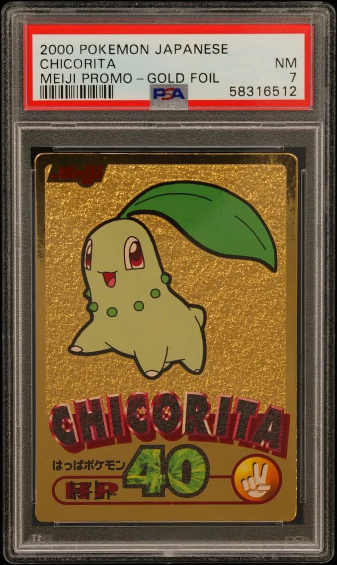 Chicorita, Japanese Meiji Promo, PSA 7