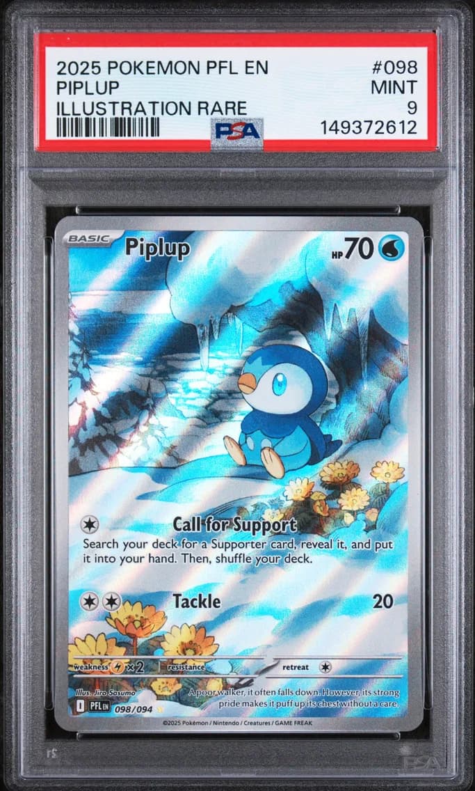 Piplup, Phantasmal Flames, PSA 9
