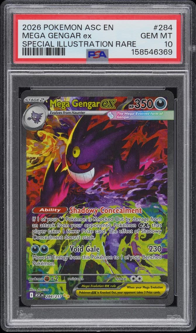 Mega Gengar EX, Ascended Heroes, PSA 10