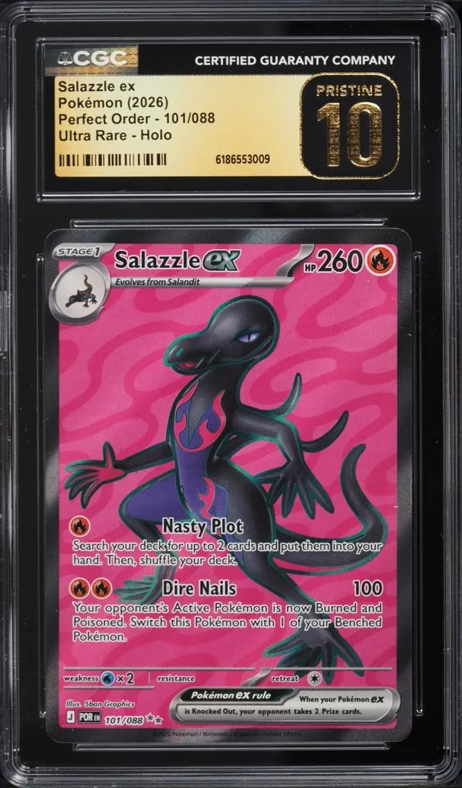 Salazzle ex, Perfect Order, CGC 10