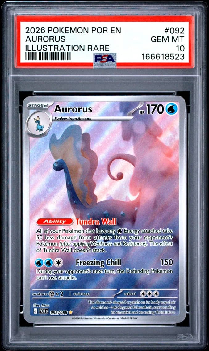 Aurorus, Perfect Order, PSA 10