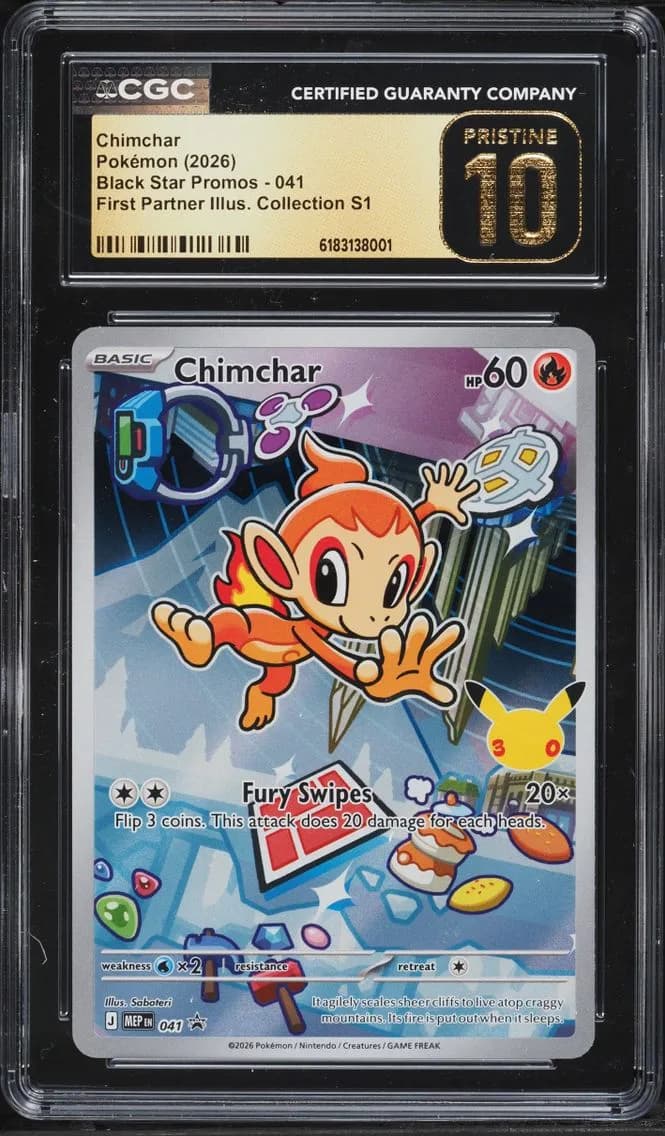 Chimchar, Black Star Promos - Mega Evolution MEP EN, CGC 10