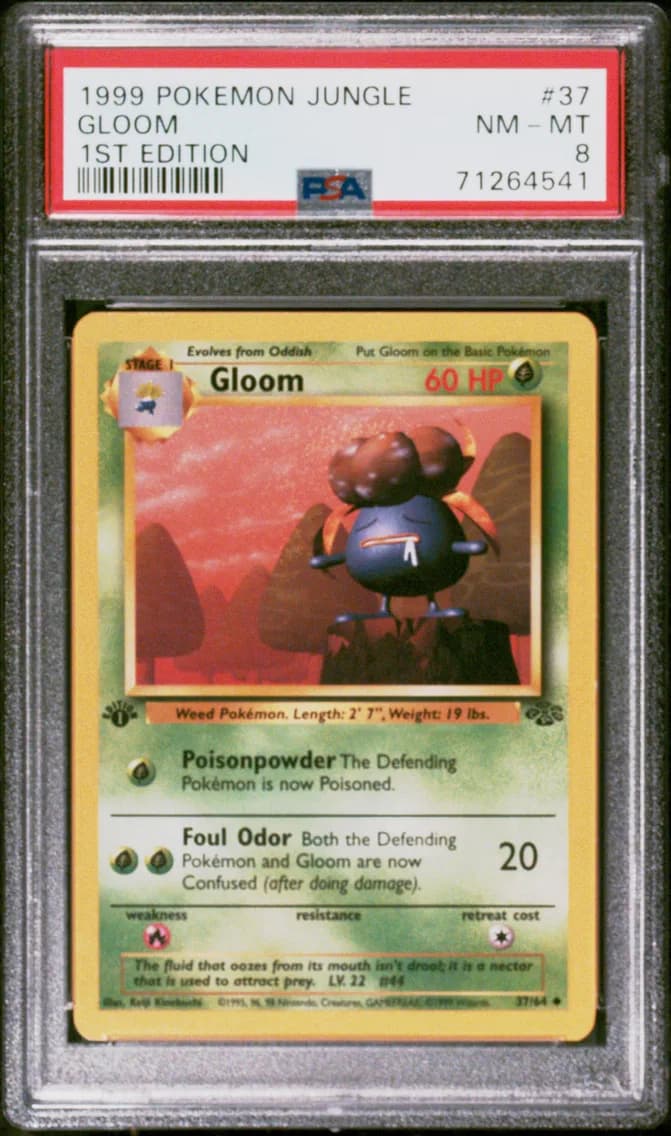 Gloom 1st Edition, Jungle, PSA 8