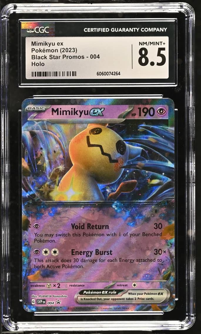 Mimikyu ex, Black Star Promos - Scarlet & Violet SVPEN, CGC 8.5