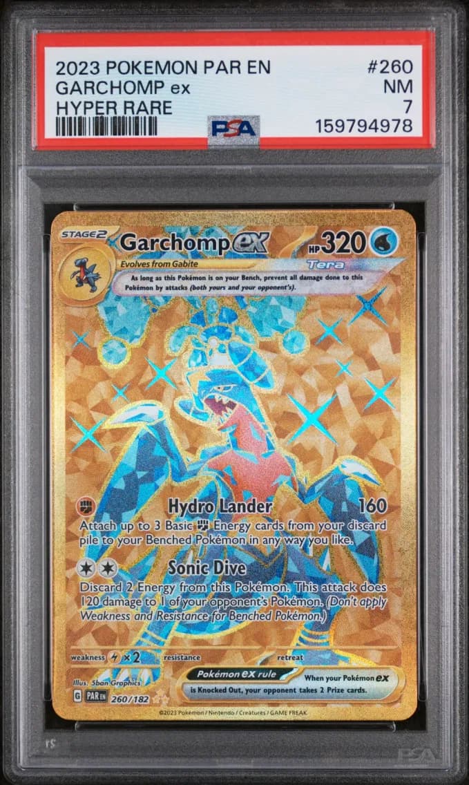 Garchomp EX, Paradox Rift, PSA 7