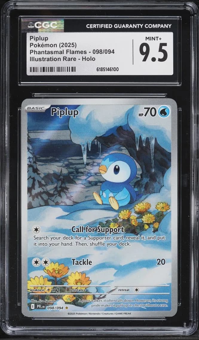 Piplup, Phantasmal Flames, CGC 9.5