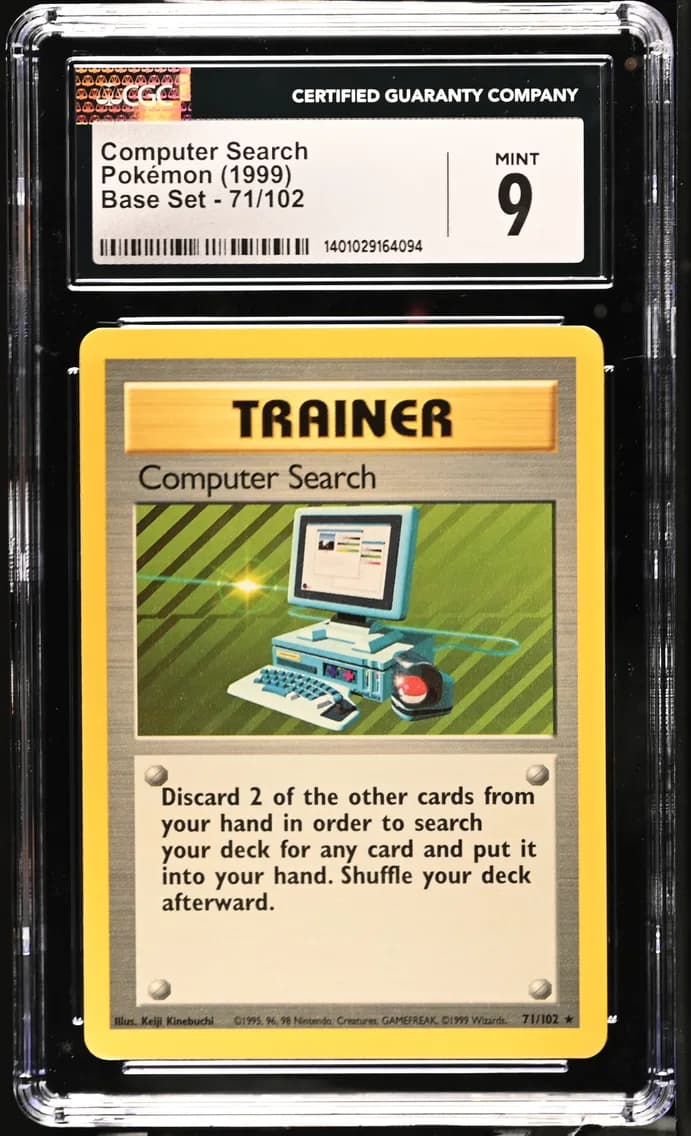 Computer Search, Base Set - Unlimited, CGC 9