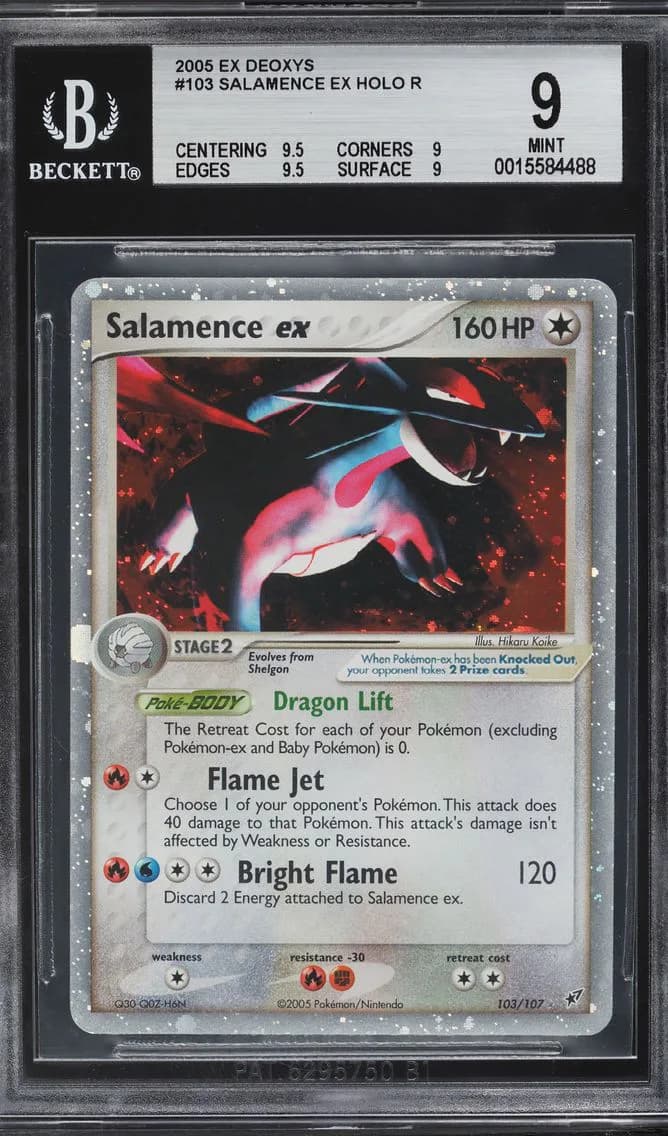 Salamence EX, EX Deoxys, BGS 9