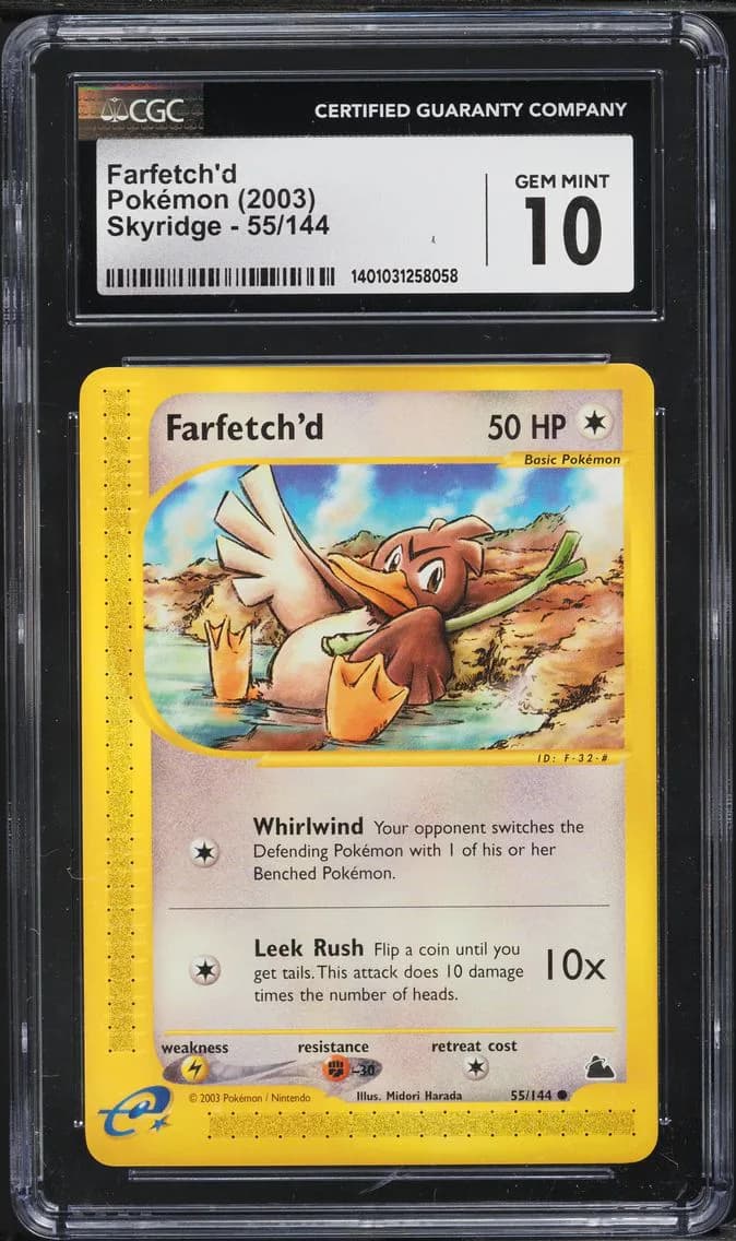 Skyridge Farfetch'D, Skyridge, CGC 10