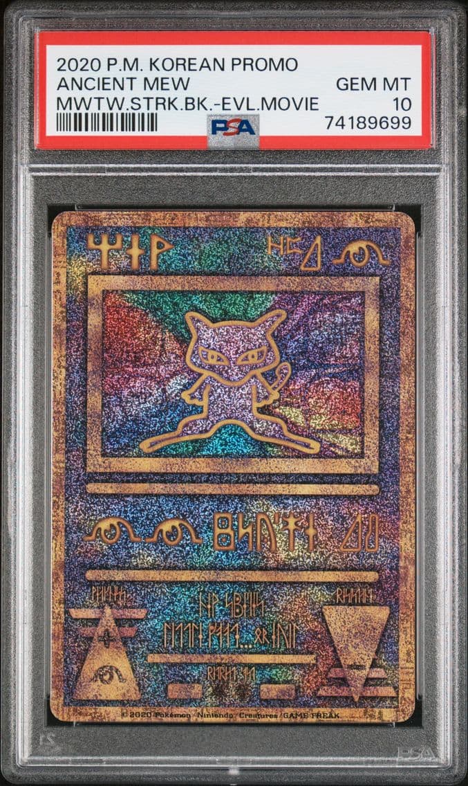 Ancient Mew, Korean Promo, PSA 10