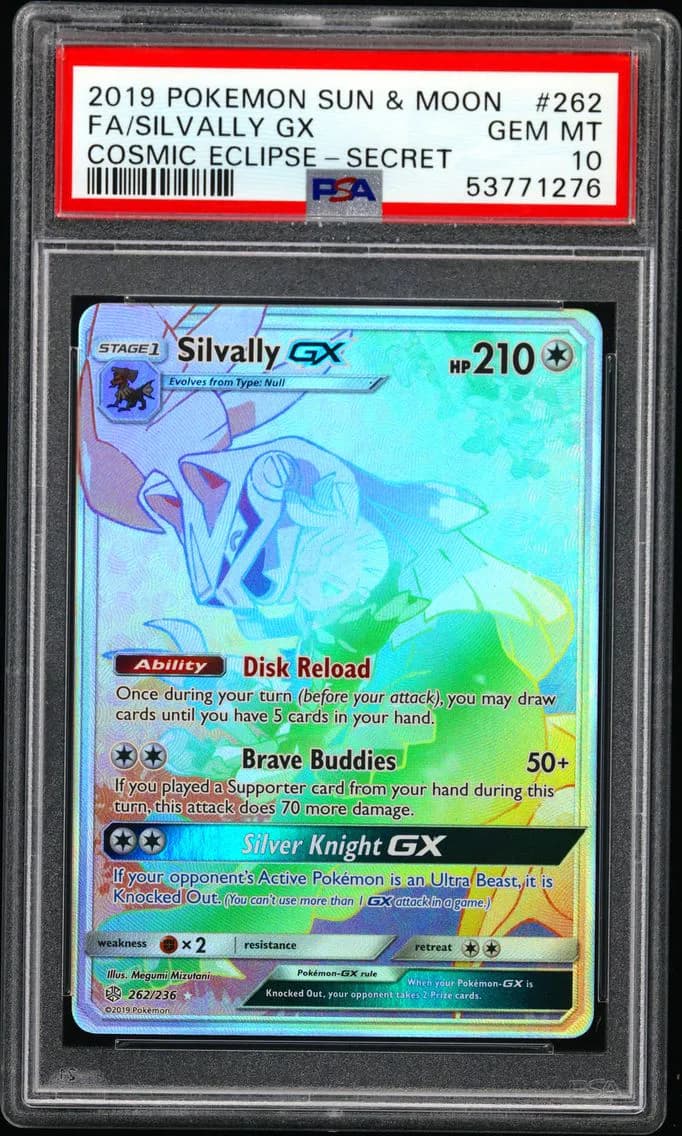 Silvally GX, Sun & Moon Cosmic Eclipse, PSA 10