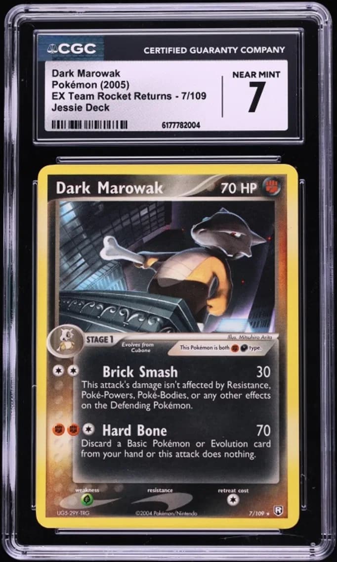 Dark Marowak, EX Team Rocket Returns, CGC 7