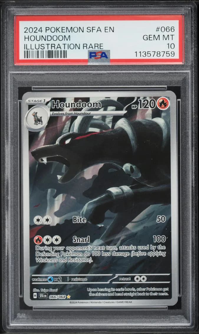 Houndoom, Shrouded Fable, PSA 10