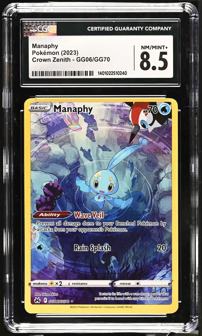 Manaphy, Crown Zenith, CGC 8.5