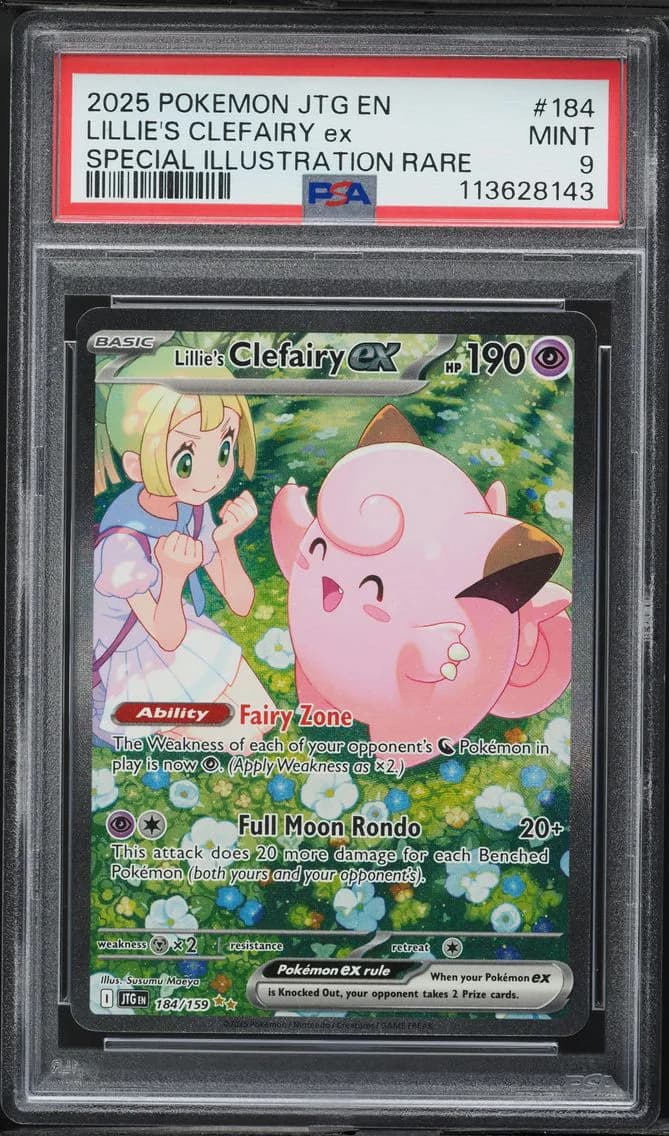 Lillie's Clefairy EX, Journey Together, PSA 9