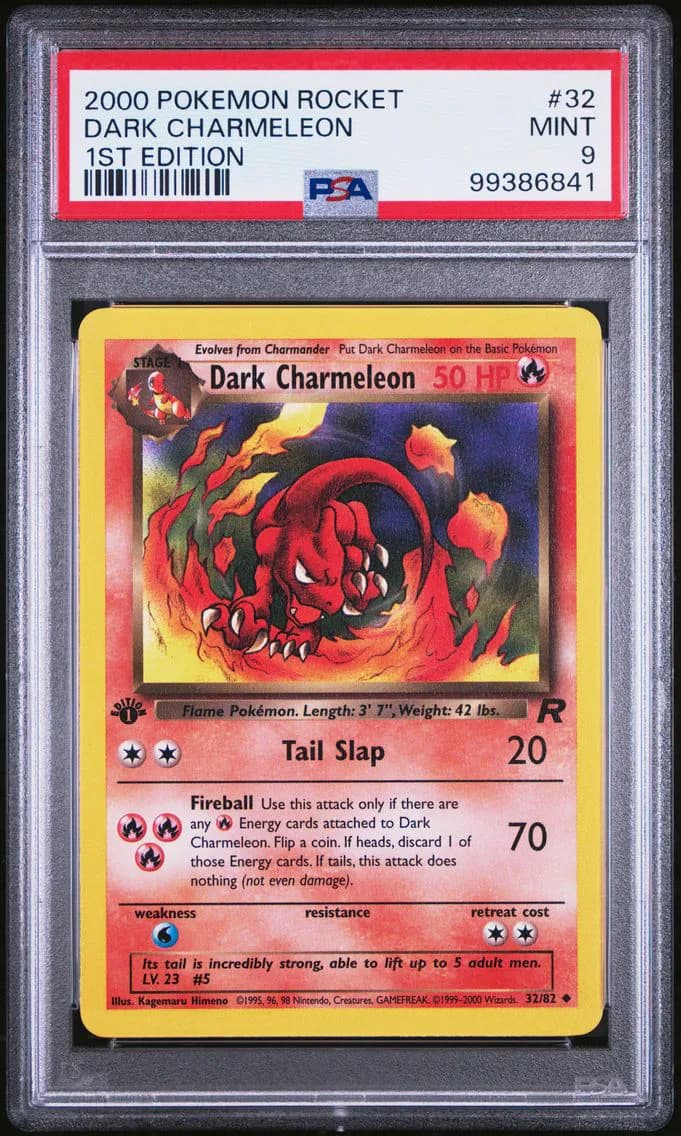 Dark Charmeleon, Rocket, PSA 9