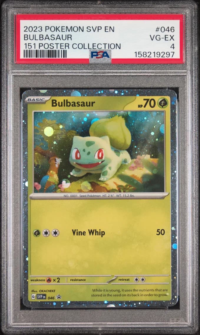 Bulbasaur, SV Black Star Promo, PSA 4